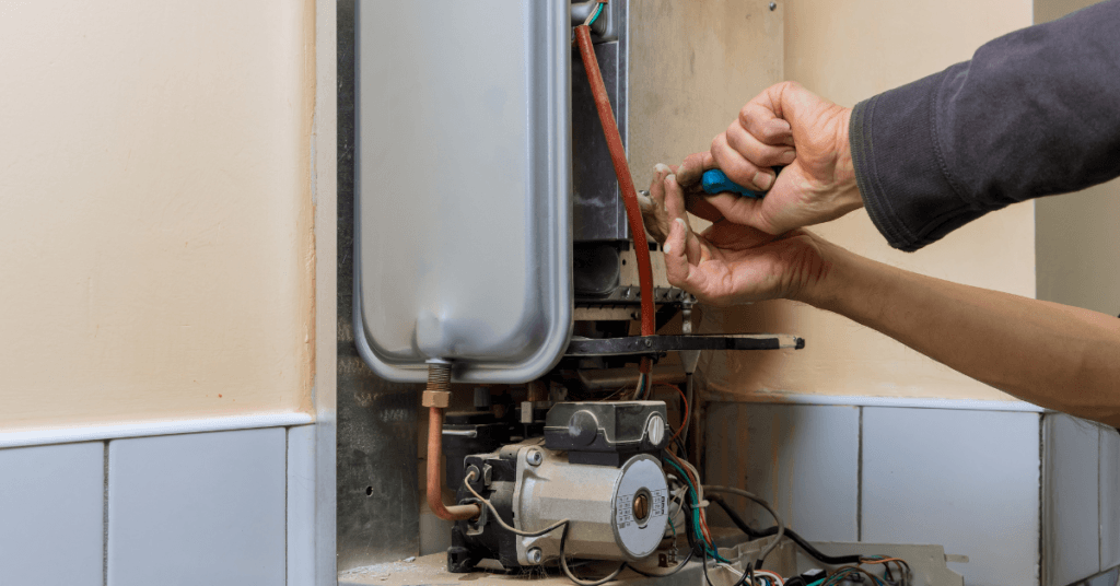 gas hot water not working